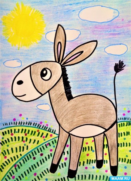 Рисуем цветными карандашами с детьми