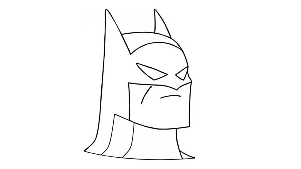 Бэтмен для лёгкого рисования