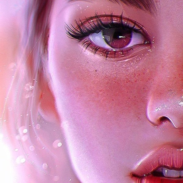 Нарисовать нос девушки