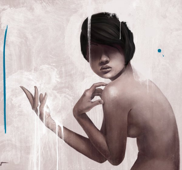 Рисунок художник лобок девочки