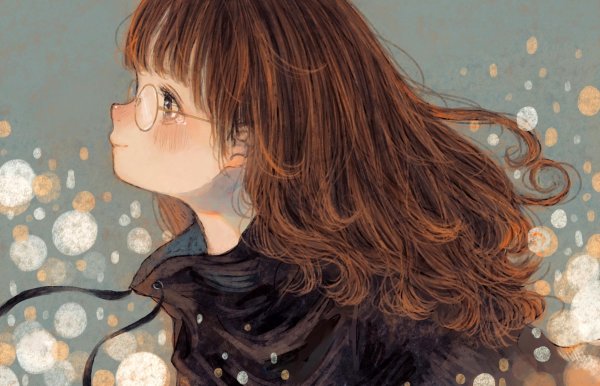 Девушка акварель