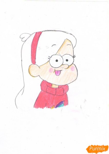 Гравити Фолз Мейбл срисовать