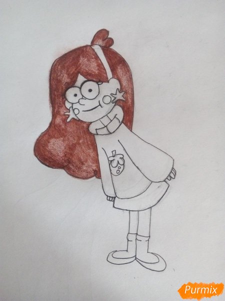 Мэйбл поэтапное рисование