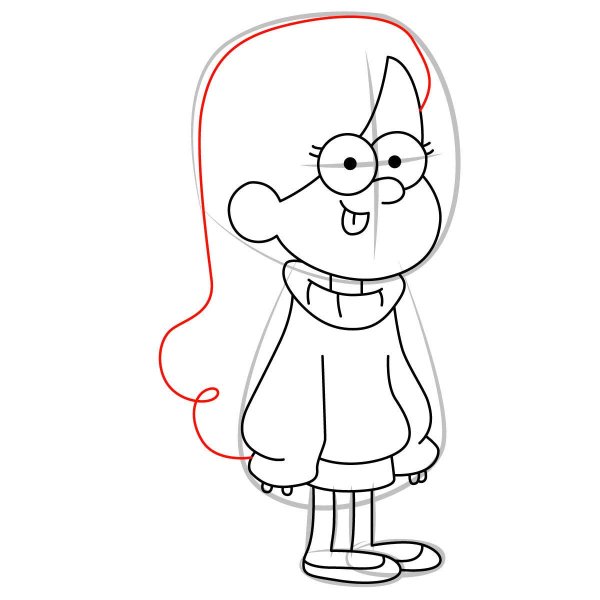 Мейбел из Гравити ВОЛС нарисовать