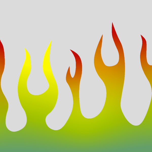 Нарисованный огонь