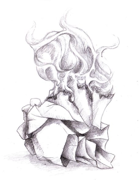 Огонь карандашом