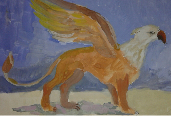 Гиппогриф набросок