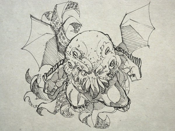 Ктулху нарисовать