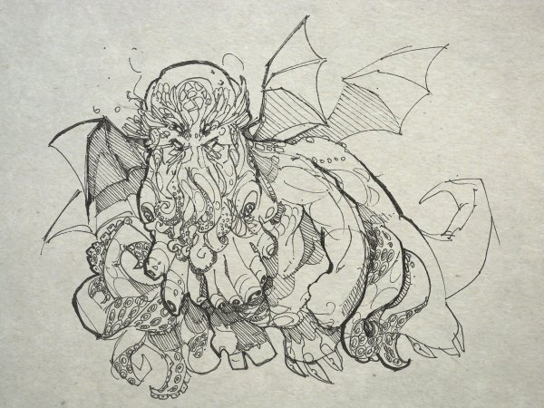 Ктулху карандашом
