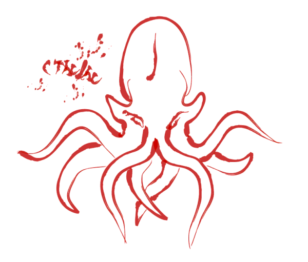 Ктулху трафарет