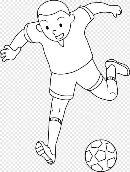 Футболист карандашом