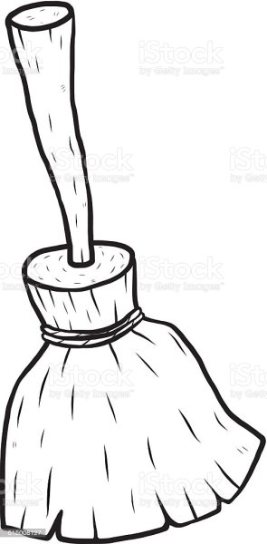 Веник раскраска