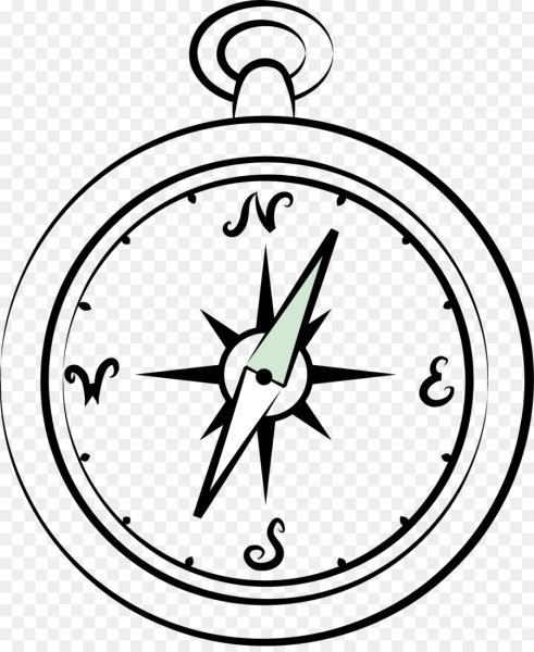 Компас раскраска