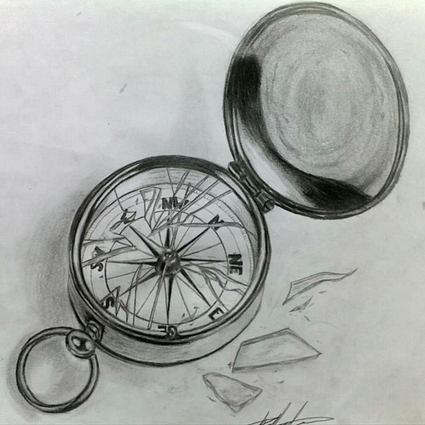 Нарисовать компас