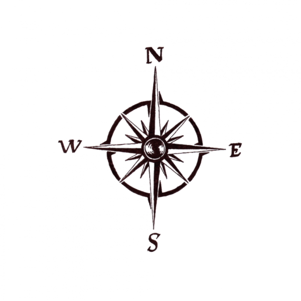 Эскиз тату компас на руке