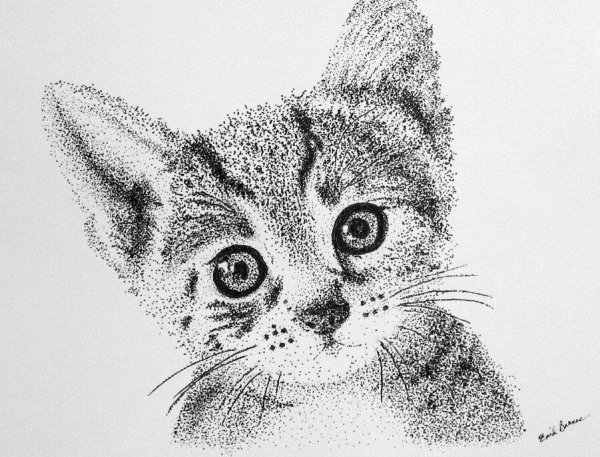 Пуантилизм Графика