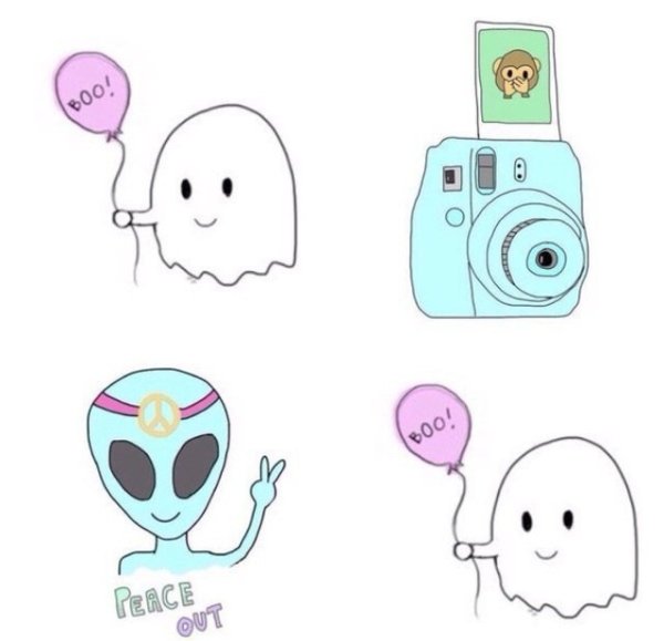 Простые рисунки для срисовки в ЛД