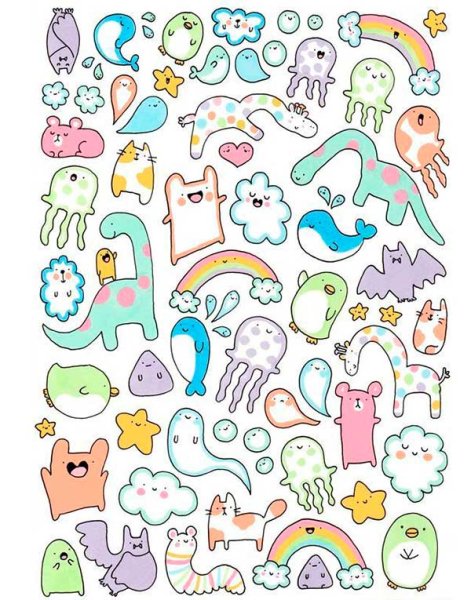 Наклейки самодельные легкие