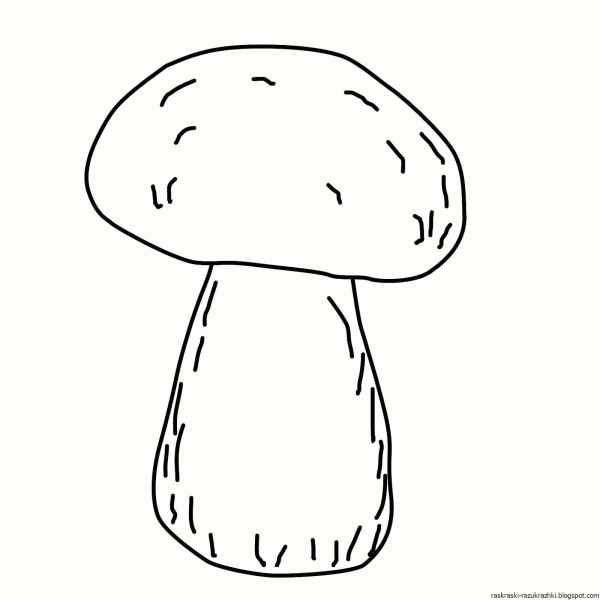 Гриб мухомор раскраска
