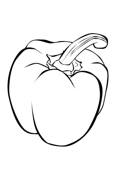 Натюрморт с овощами карандашом