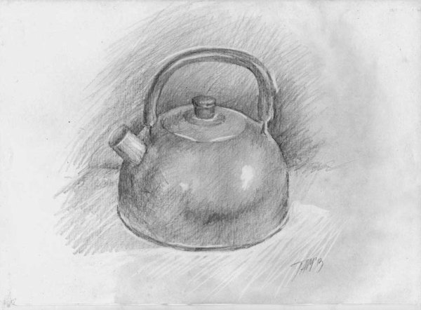 Наброски бытовых предметов