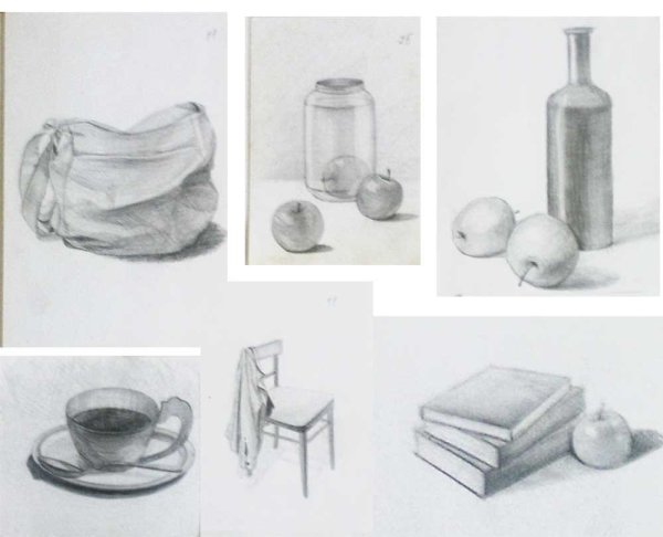 Зарисовки предметов быта