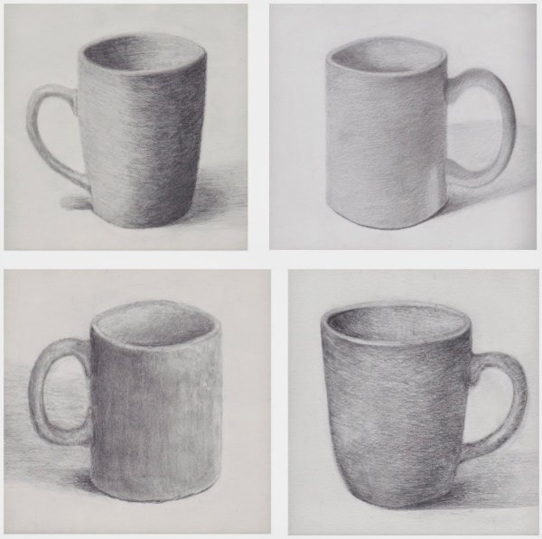 Предметы для рисования карандашом