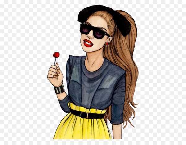 Леди рисунок