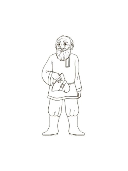 Дед Мороз рисунок