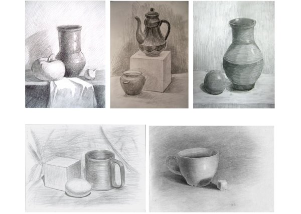 Академический рисунок в ДХШ 1 класс