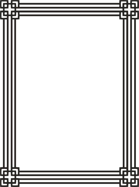 Простые векторные рамки