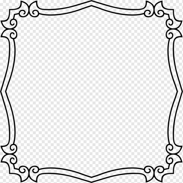 Рамка детская на прозрачном фоне