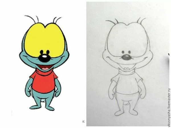 Рисунки карандашом мультяшки