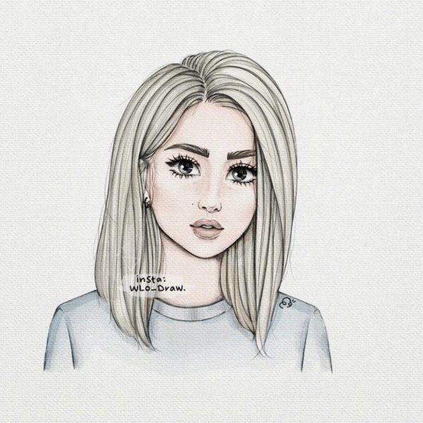 Девушки для срисовки легкие