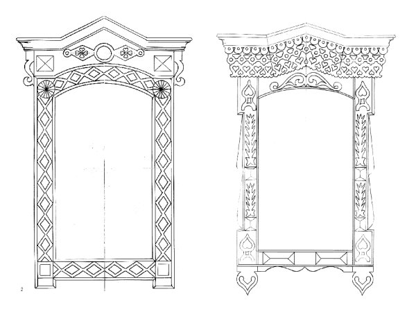 Наличники для рисования