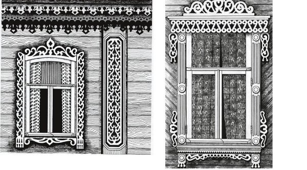 Орнаменты для оконных наличников