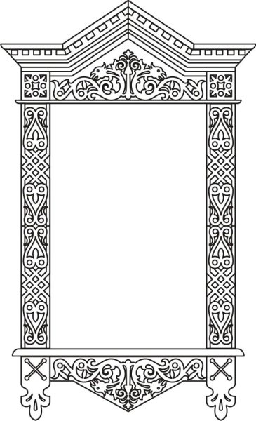 Орнаменты для оконных наличников