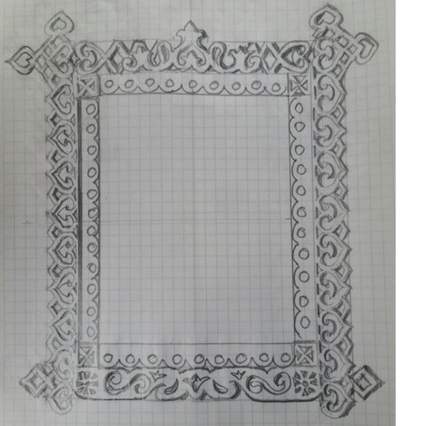 Трафарет для наличников на окна для начинающих