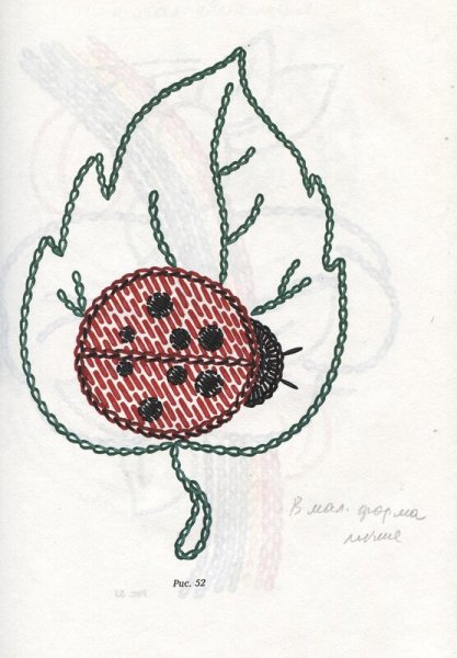 Вышивка для детей стежками