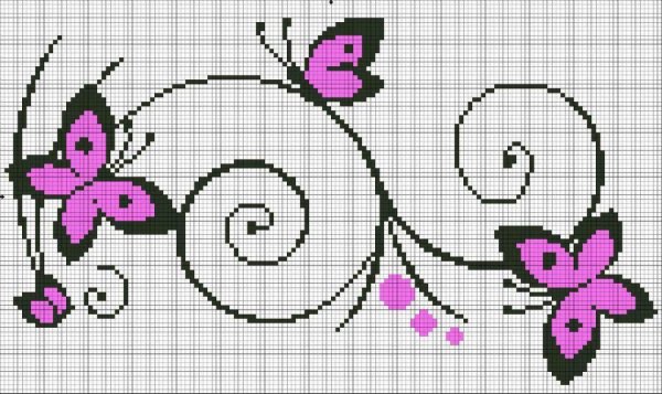 Красивые узоры для вышивки