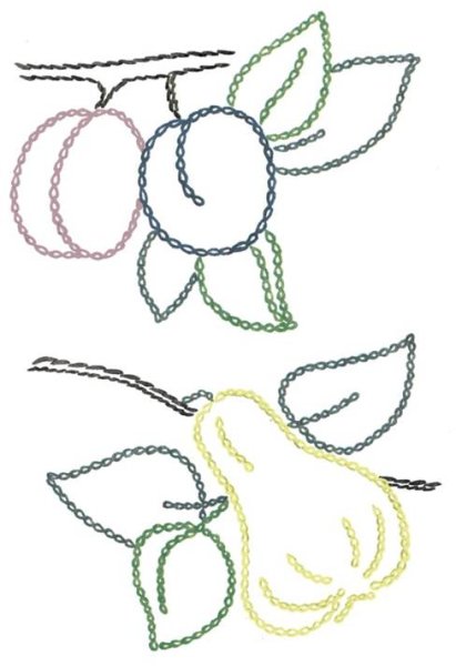 Рисунки для вышивки стебельчатым швом для детей