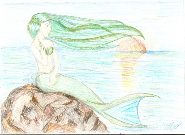 Уроки рисования русалок