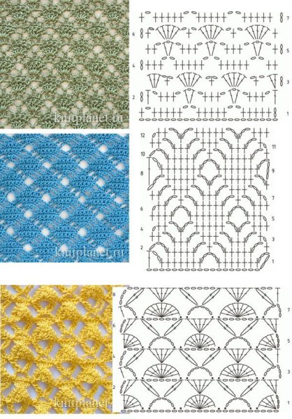 Узоров для вязания на спицах