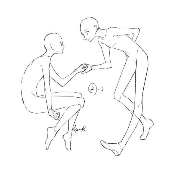 Позы для рисования