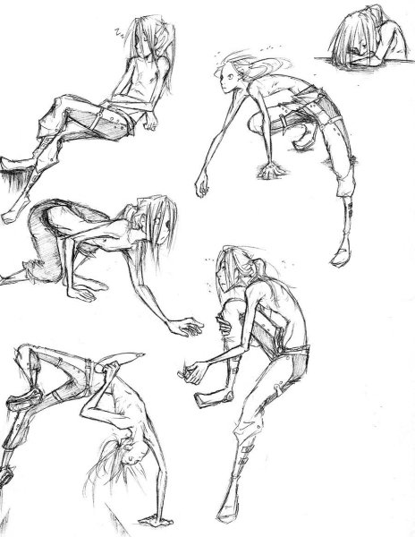 Позы для рисования