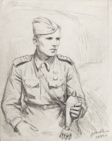 Солдат карандашом