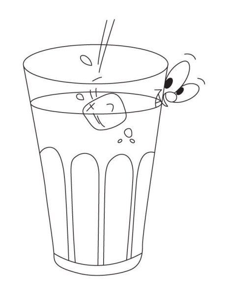 Стаканчик раскраска