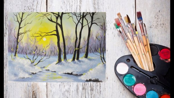 Рисование гуашью