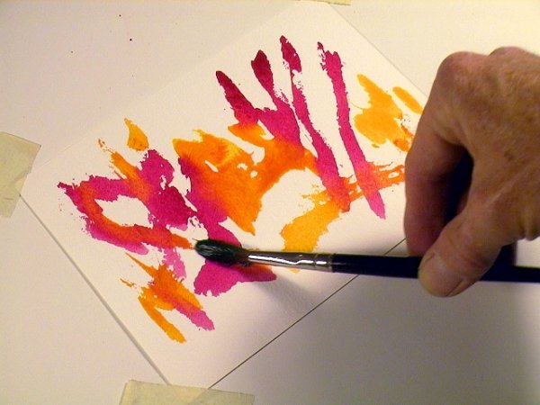 Техники рисования кистью