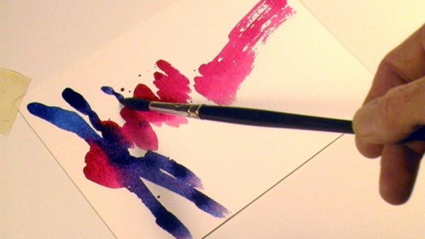 Приемы рисования кистью и красками